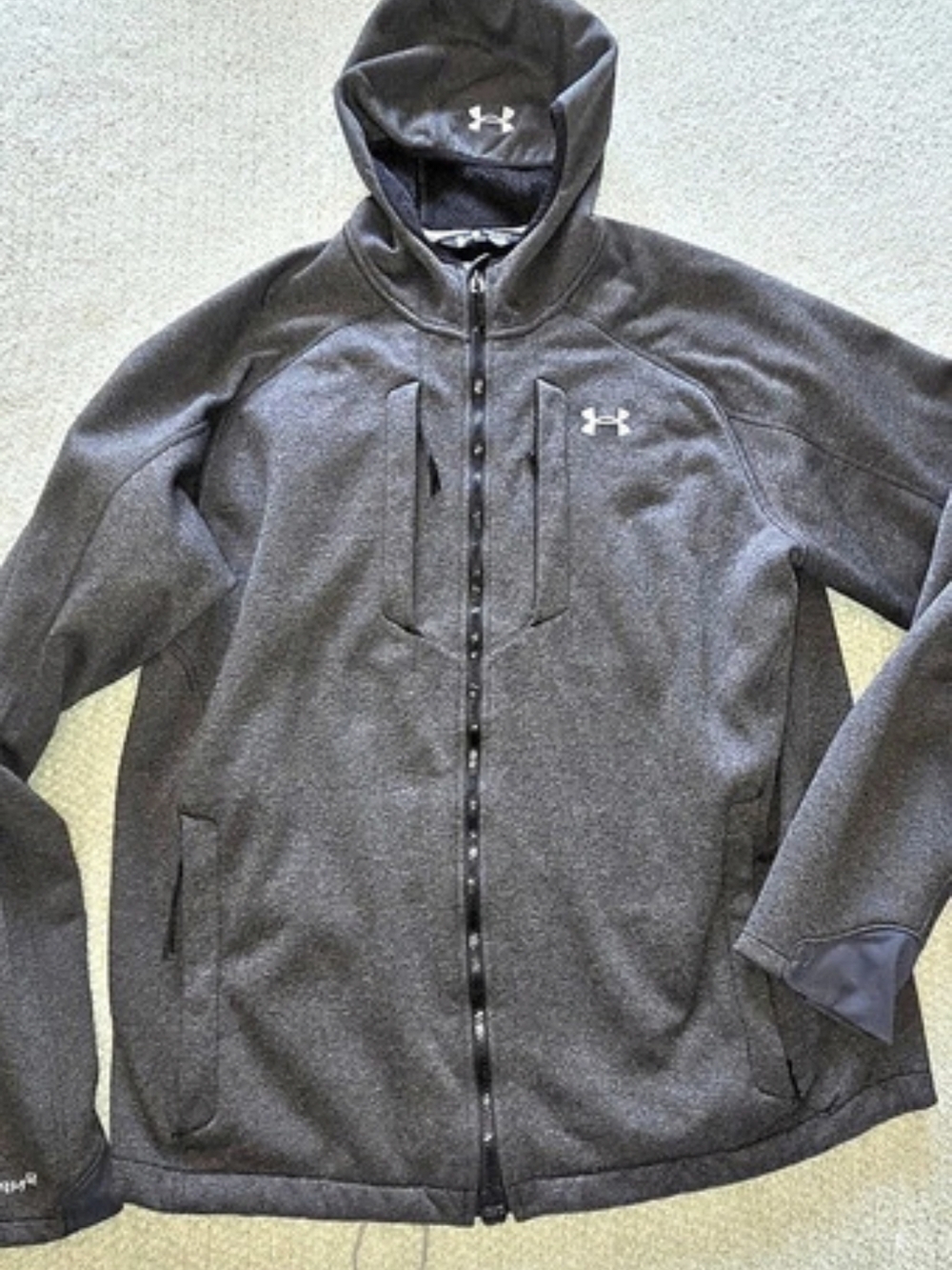 Under Armour Storm ColdGear Infrared Shield 2.0 Hooded Jacket Black Medium